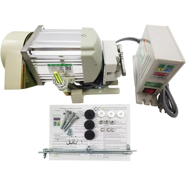 INTBUYING Moteur Servo Sans Balais pour Machine à Coudre Industrielle 110V 1.3HP
