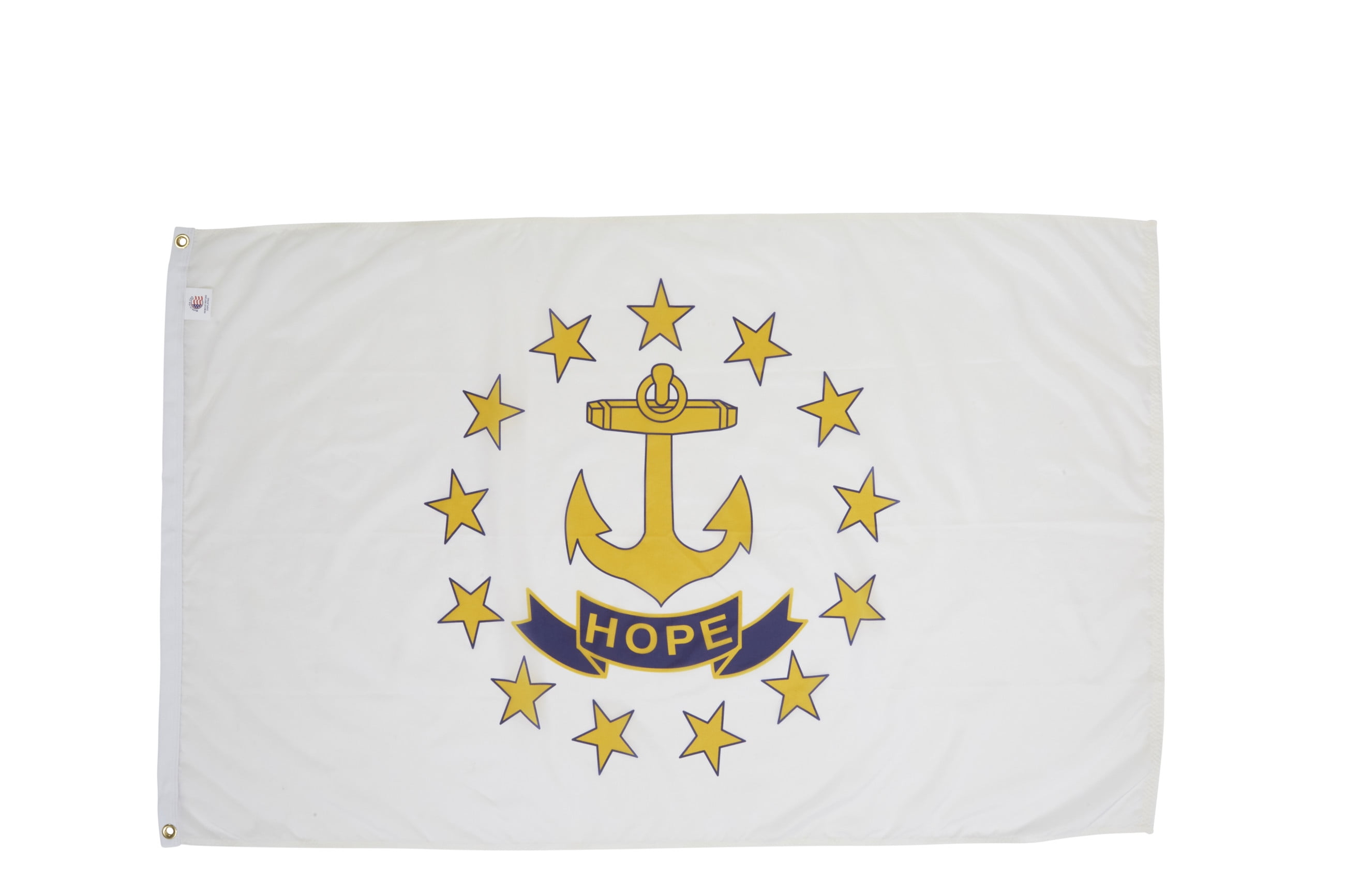Allied Flag 5 X 8 Outdoor Nylon Rhode Island State Flag Made In Usa Vivid Color And Fade Resistant Reinforced Hem And Brass Grommets Walmart Com Walmart Com
