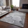 thumbnail image 6 of Addison Rugs Mayfield Washable Transitional Watercolors Gray Rectangle Rug, 10' x 14', 6 of 6