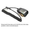 thumbnail image 4 of Uxcell Shoulder Speaker Mic 2 Pin Two Way Radio Microphone for 5RE 888S, 4 of 6