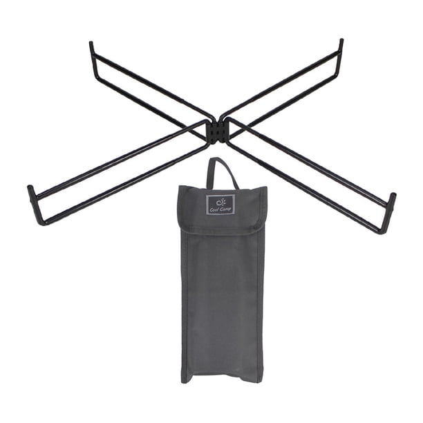Soporte plegable para nevera, porta maletas, multifuncional, de metal, para guardar hielo, ideal para viajes, pesca, picnic y exteriores.