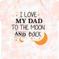 thumbnail image 4 of Inktastic I Love My Dad to the Moon and Back Boys or Girls Baby Bodysuit, 4 of 5