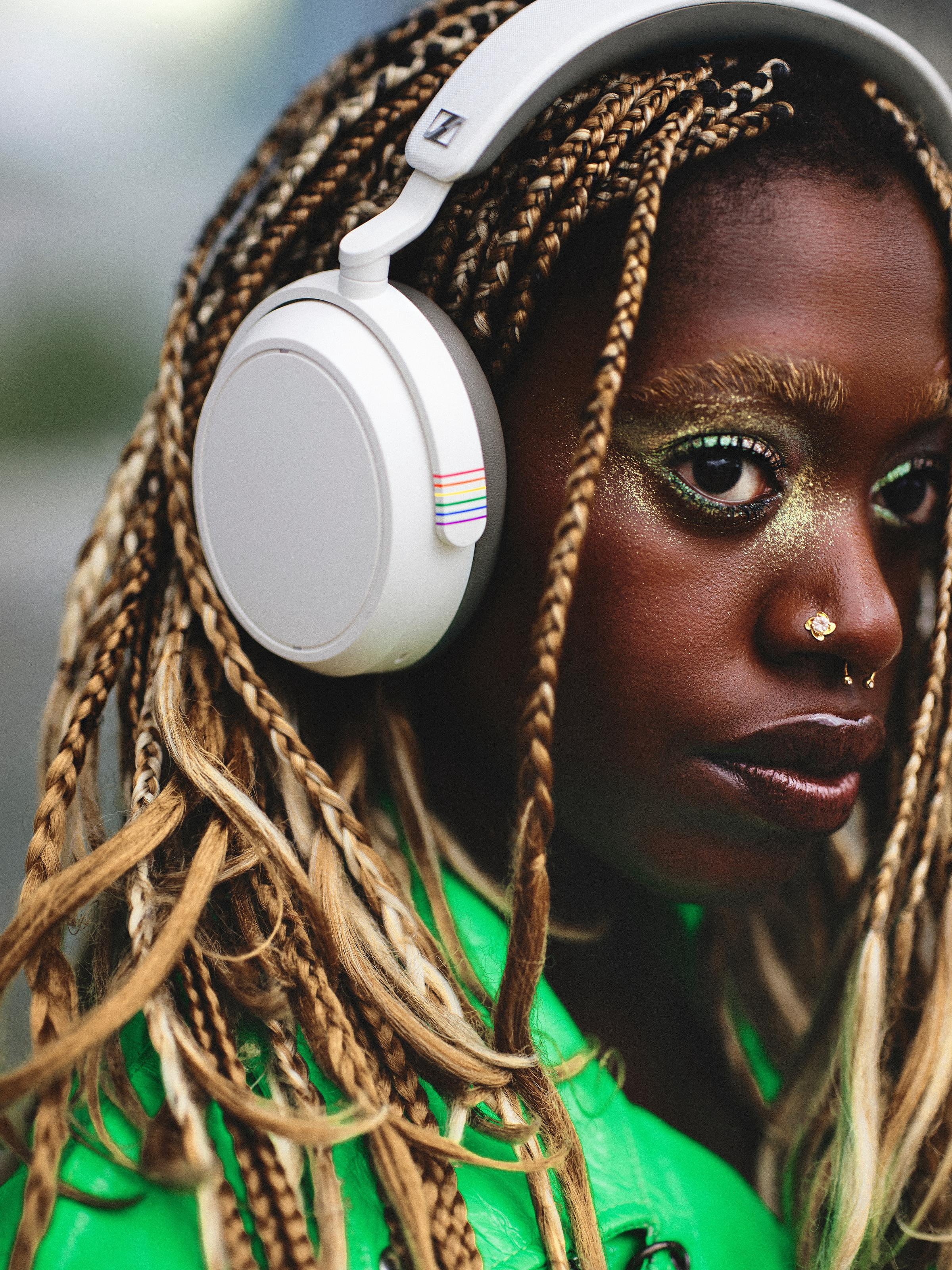 Sennheiser Momentum 4 Wireless PRIDE Edition Headphones - Bluetooth Headset for Crystal-Clear Calls with Adaptive Noise Cancellation, 60h Battery Life and Customizable Sound