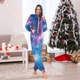 thumbnail image 7 of FORMRS Onesies Pajama for Adults Unisex Hoodie Winter Jumpsuit One Piece Sleepwear, Sizes S-2XL, Galaxy Pattern, 7 of 7