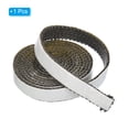 thumbnail image 3 of Uxcell 5/8"x 1/8"x73" Wood Stove Gasket, Graphite Fiberglass Self Adhesive High Temperature Resistance Seal Rope, Black, 3 of 6