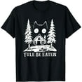 thumbnail image 2 of 100% Cotton Yule Cat T-Shirt for Men Women Girls Kids, 2 of 5