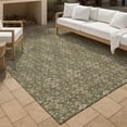 thumbnail image 3 of Addison Rugs Chantille Indoor/Outdoor Transitional Lattice Olive Machine Washable Rectangle Rug, 9' x 12', 3 of 8