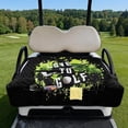 thumbnail image 2 of Uorisanigo Universal Golf Cart Seat Covers for Women Men Love to Golf Print Golf Cart Seat Towel Blanket, Car Accessories Fits for EZGO, Club Car, Yamaha and More, 2 of 7