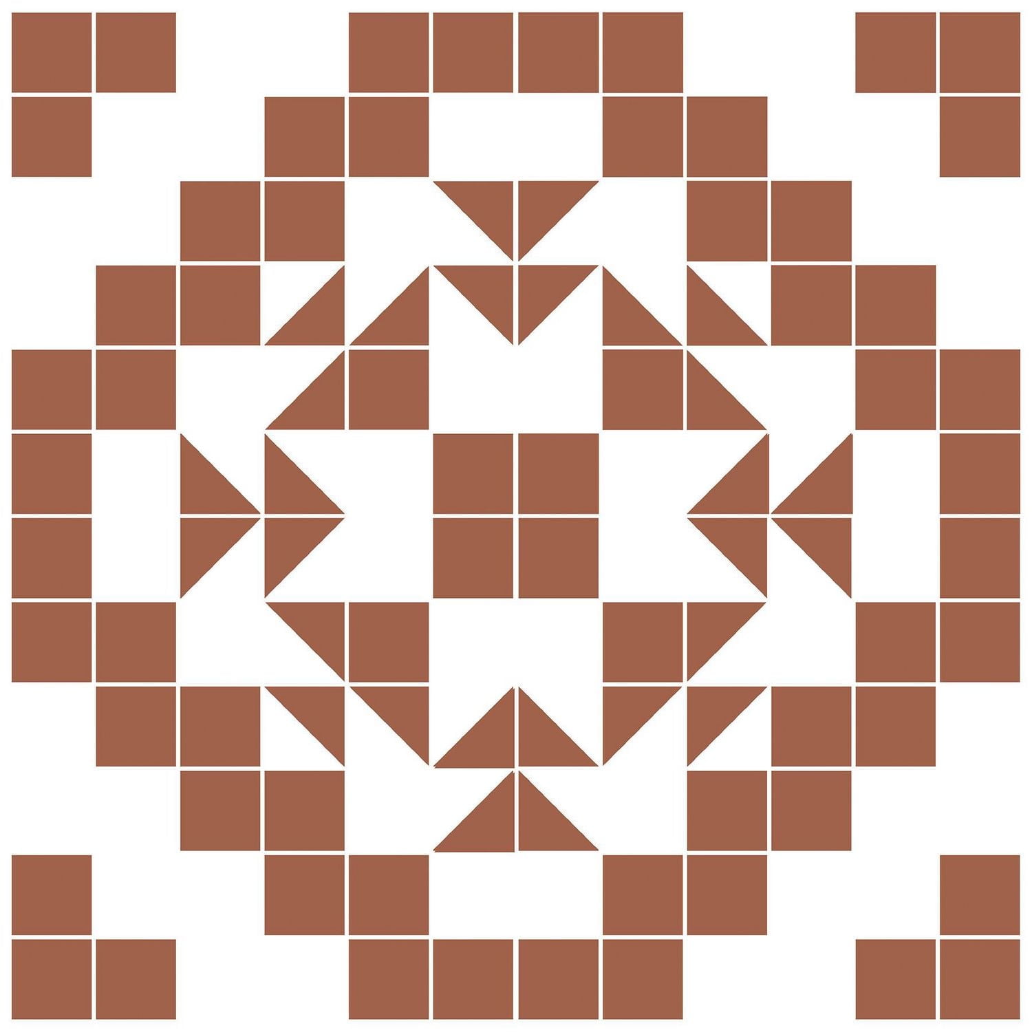 FloorPops Matias Terracotta Peel and Stick Floor Tiles Set of 20