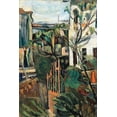 thumbnail image 2 of Vintage Apple Collection 23x32 Black Ornate Wood Framed with Double Matting Museum Art Print Titled - Chaim Soutine - Maison Aux Environs De Paris, 2 of 4
