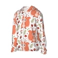 thumbnail image 2 of Pofeuu Squirrel And Print Sun Protection Outdoor Lightweight Full Zip UV Cooling Hoodie Long Sleeve Summer Clothing for Outdoor Hiking-Medium, 2 of 5
