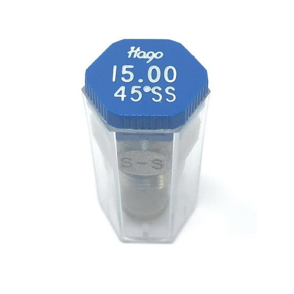 HAGO 15.00 GPH 45 DEGREE SS SEMI-SOLID NOZZLE (150045SS)