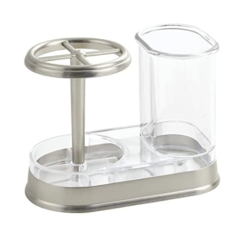 Organizador de almacenamiento dental de baño mDesign para cepillo/pasta de dientes