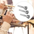 thumbnail image 6 of 3 Pieces Copper Trumpet Mouthpiece Musical Instruments Replacement Combo 7C 5C 3C Sizes for School Band Performance, 6 of 9