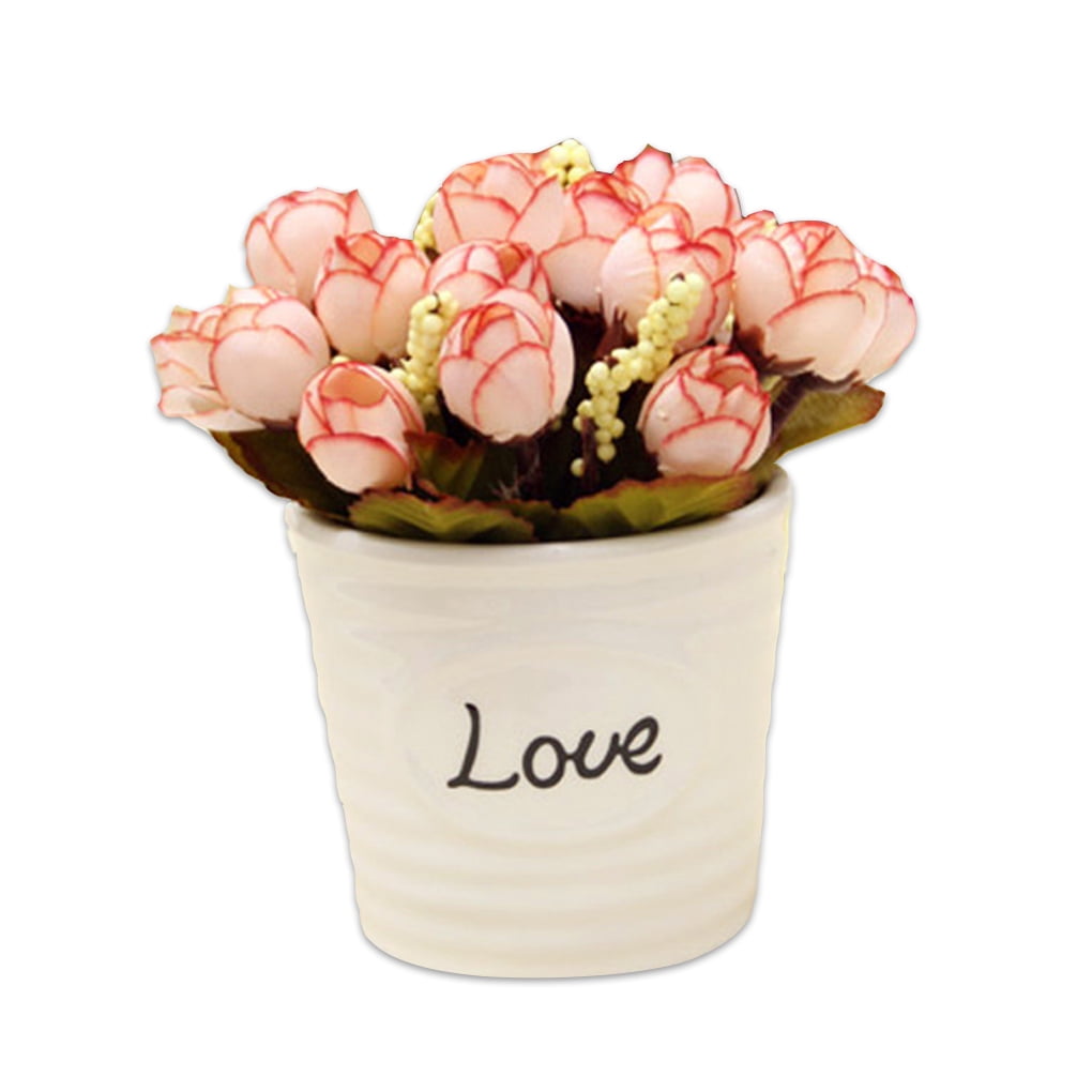 Artificial Rose Silk Flowers Bouquet Home Wedding Decoration Christmas