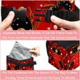 thumbnail image 4 of Seven Starred Iadybird Foldable Car Garbage Can with Lid, Leak-proof, and Hanging Storage Bag - Car Trash Can and Bin, 4 of 6