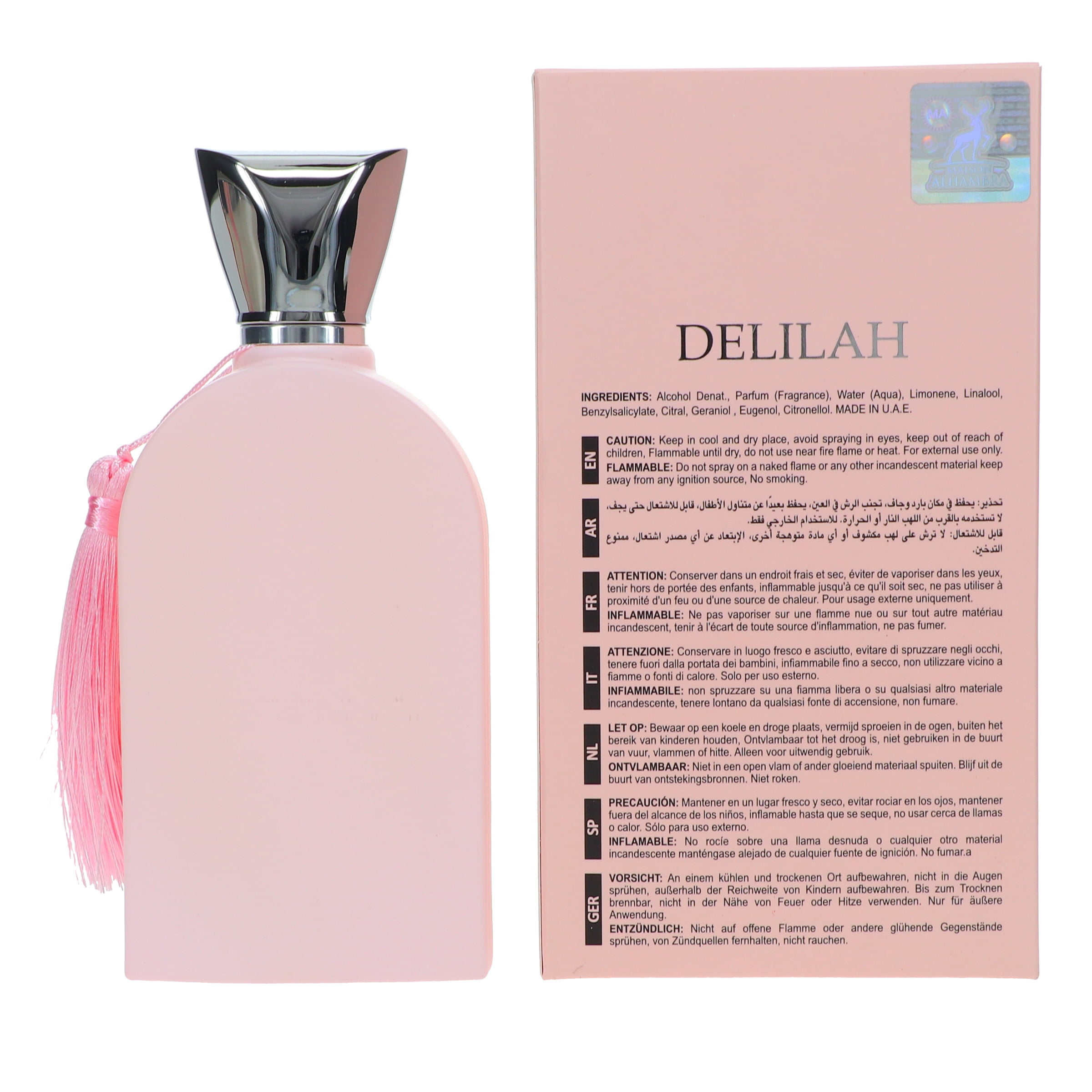 Maison Alhambra Delilah EDP Spray 3.4 oz - Notes of Vanilla, Musk
