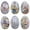 6Pcs Large, variant on 12Pcs Assorted Metallic Tin Easter Egg Container Painted Bunny Eggshell Easter Metal Candy Box Random Color