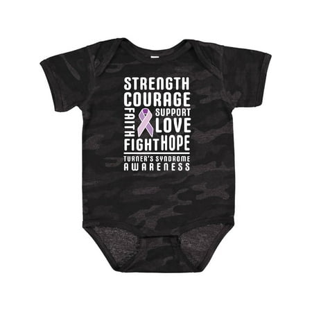 

Inktastic Turners Syndrome Awareness Strength Courage Support Gift Baby Boy or Baby Girl Bodysuit
