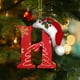 thumbnail image 3 of 26 Letters Christmas Tree Decoration Pendant Christmas Tree Ornaments Personalized DIY Christmas Ornaments Christmas Decoration Xmas Tree Hanging Decor, 3 of 5