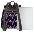 thumbnail image 3 of Fotbe Pink Planets And Stars Mochila Bolso con Estampado para Mujer, Mochila Antirrobo de Nylon Impermeable, Bolsa Ligera de Hombro, 3 of 4
