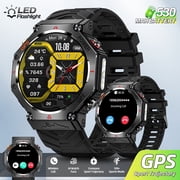GPS Smartwatch: 1.39-inch Display, Wireless Calls, Voice Assistant, 100+ Sports Modes, 530mAh/90-day Standby, Built-in GPS & Compass, Unisex Fitness Watch