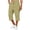 Yellow Capris for Men, variant on DODADAWANJ Mens Capris Drawstring Elastic Waist 3/4 Chino Pants Solid Color Hiking Outdoor Below Knee Long Shorts Summer Casual Capri Pant Sky Blue M