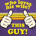 thumbnail image 3 of CafePress - This Guy Loves His Wife! T Shirt - Men's Classic Graphic Cotton T-Shirt, 3 of 4
