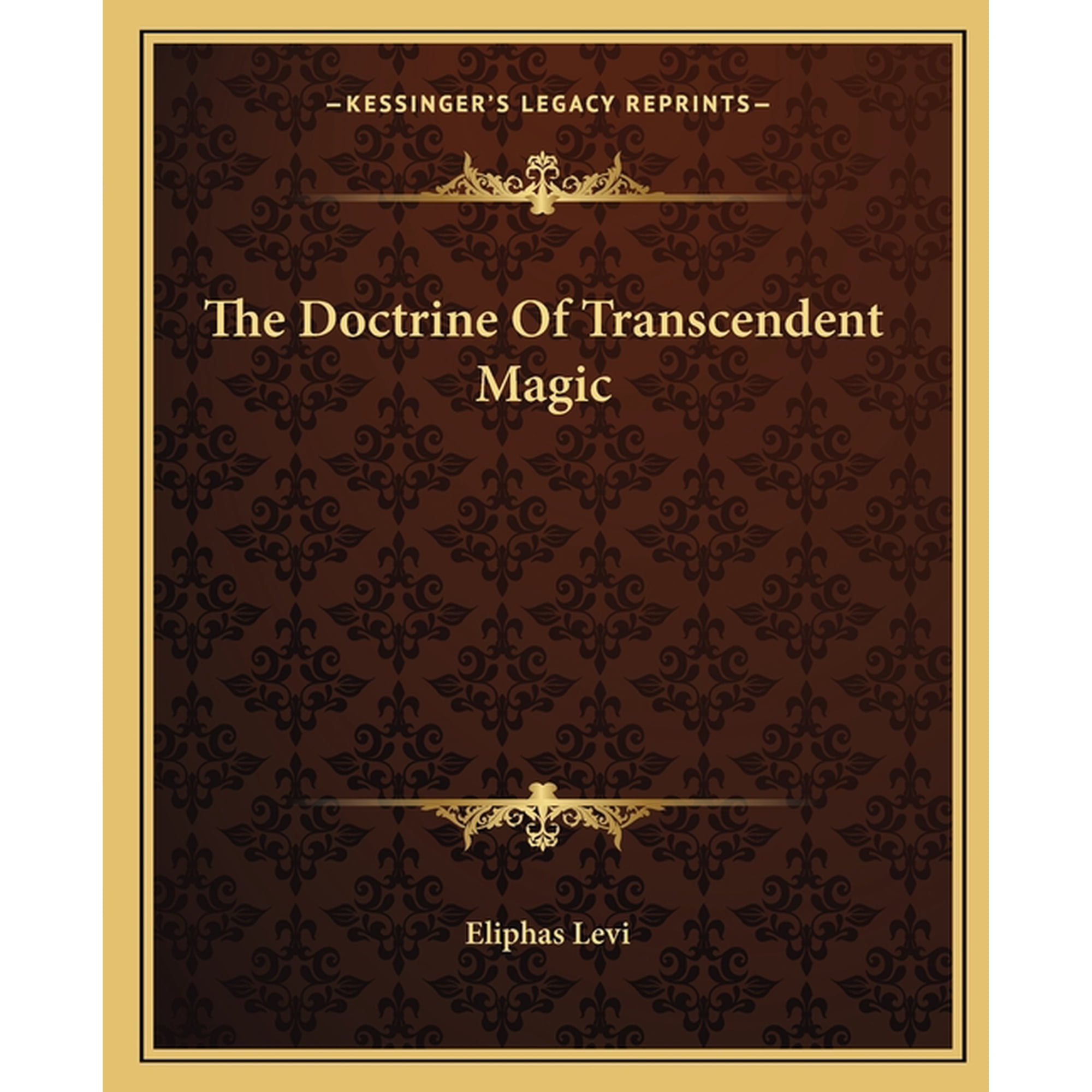 The Doctrine Of Transcendent Magic (Paperback)