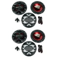 thumbnail image 1 of 4) New BOSS CH6530 6.5" 3-Way 600W Car Audio Coaxial Speakers Stereo Red, 1 of 6