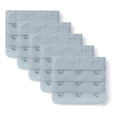 thumbnail image 1 of Señora 5Pcs 3 Gancho De 3 Filas Longitud Ajustable Correa Del Sujetador Extensor Ganchos De Hebilla Gris Azulado Una Talla, 1 of 5