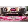 thumbnail image 4 of Rugs.com Fleur Collection Rug – 3' x 5' Pink Medium-Pile Rug Perfect For Entryways, Kitchens, Breakfast Nooks, Accent Pieces, 4 of 9