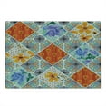 thumbnail image 2 of Country Cutting Board, Patchwork with Heart and Swirling Flower Pattern with Folkloric Feminine Details, Decorative Tempered Glass Cutting and Serving Board, Large Size, Multicolor, by Ambesonne, 2 of 5