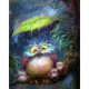 thumbnail image 1 of Pintura al óleo de búho de lluvia por números cuadro sin marco pintado a mano adorno de bricolaje para el hogar FLhrweasw Nuevo, 1 of 1