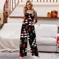 thumbnail image 2 of UPPADA Wide Leg Jumpsuits for Women Casual Solid Overalls Dressy Loose Rompers Jumpers Sleeveless Straps Outfits with Pockets Multicolor,M, 2 of 8