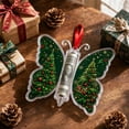 thumbnail image 2 of Christmas Money Gift Ornament, Plastic Butterfly Design a Cash Gift Holder, with Hanging Ribbon for Christmas Gift Exchange and Stocking Stuffer, 2 of 5