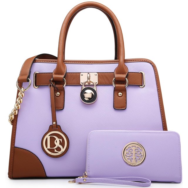 Bolso de hombro Dasein para mujer con asa superior, 2 unidades