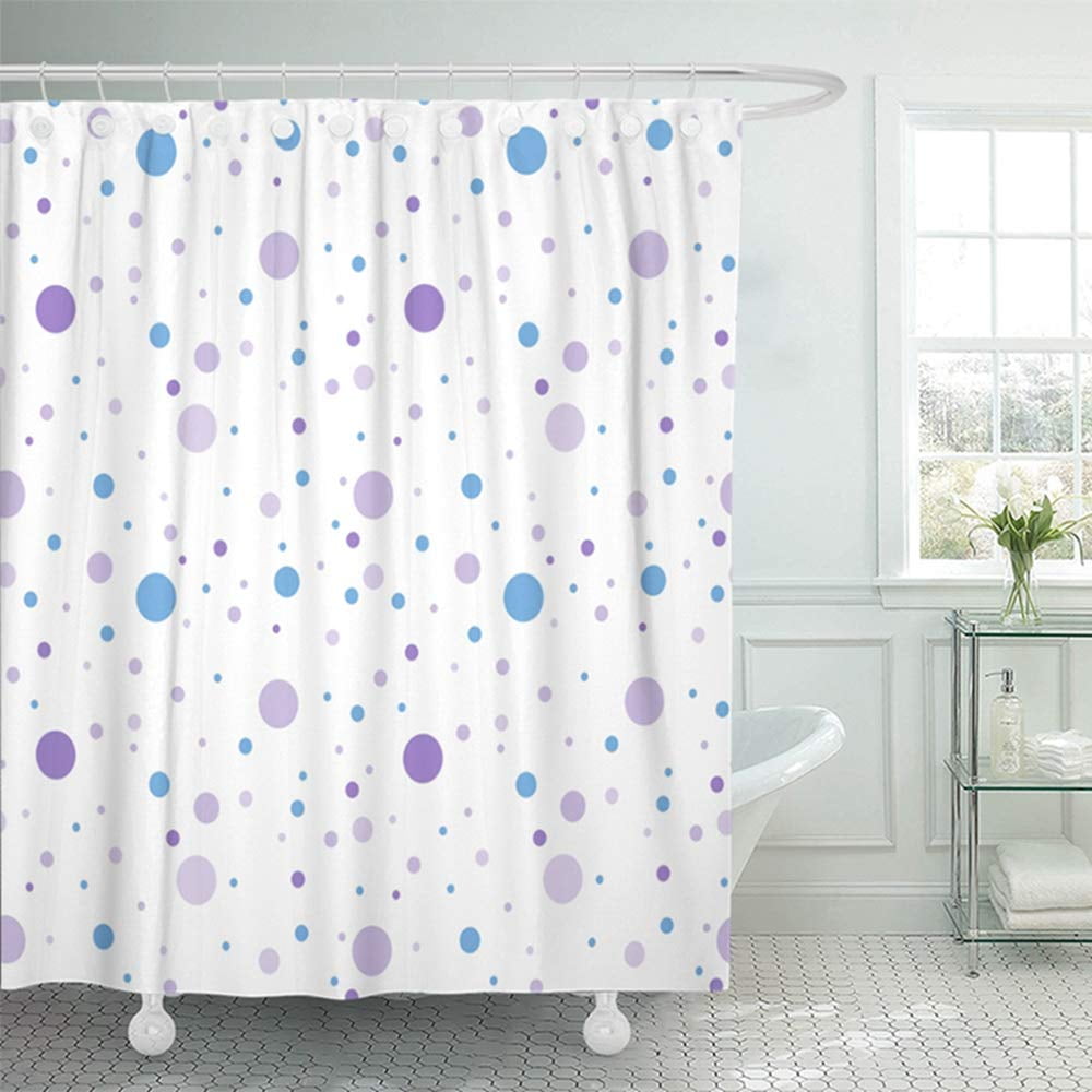 KSADK Blue Circle Polka Dots Spotted Colorful Circles Contemporary