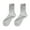 Silver, variant on Women Sheer Glitter Crew Socks Metallic Shimmer Shiny Sparkly Socks Breathable Thin Ankle Socks for Ladies