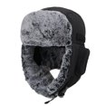 thumbnail image 3 of Naiovety Sombrero de bombardero de invierno para hombres y mujeres, casco para mantener el calor, forro de felpa grueso para esquiar, sombreros Suministros térmicos Negro, 3 of 6