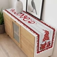 thumbnail image 4 of Valentine's Day Table Runner - 60 Inch Long, Kitchen Dining Table Runner Dresser Scarves, Romantic Roses Love Heart Gnomes Vintage Farmhouse Decor for Coffee Tables Wedding Party Banquet, 4 of 8