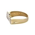 thumbnail image 2 of 14K Diamond Two Tone Gold Name Ring | Appx. 5.7 Grams, 2 of 3