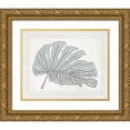 thumbnail image 1 of Murdock, Ramona 24x20 Gold Ornate Wood Framed with Double Matting Museum Art Print Titled - Tropical Monstera II, 1 of 4
