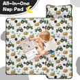 thumbnail image 4 of Tractor and Haybales White Pattern Teens Toddler Nap Mat with Pillow, Sleeping Mat Bag for Preschool Daycare 59"x22", 4 of 6