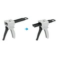 thumbnail image 4 of Uxcell 50ml Manual AB Epoxy Resin Mixing Applicator Dispenser Gun with Glue Mixing rate of 1:1, 4 of 6