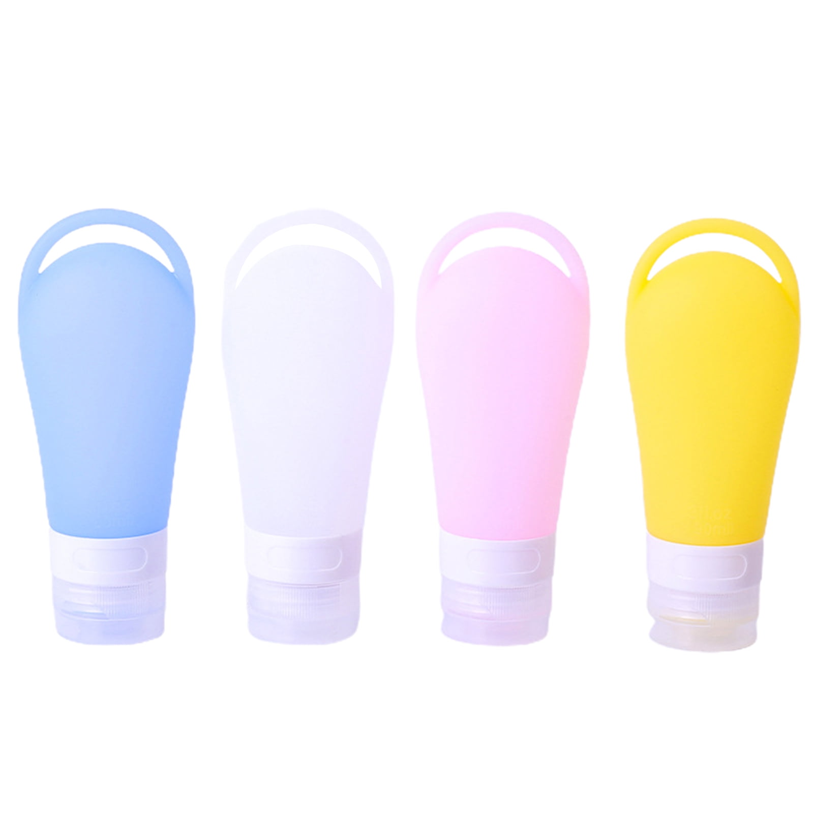 huanledash 38/60/90ML Dispenser Bottle with Hanging Hole Good Sealing Empty Shampoo Conditioner