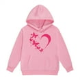 thumbnail image 4 of Ruyang Cute Heart Butterfly Hoodies for Teen Girls Oversized Pullover Hoodies Long Sleeve Fall Winter Hooded Sweatshirts, 4 of 5