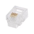thumbnail image 1 of Monoprice RJ11 6P4C Plug Round Stranded 50-Piece/Bag (107315), 1 of 2