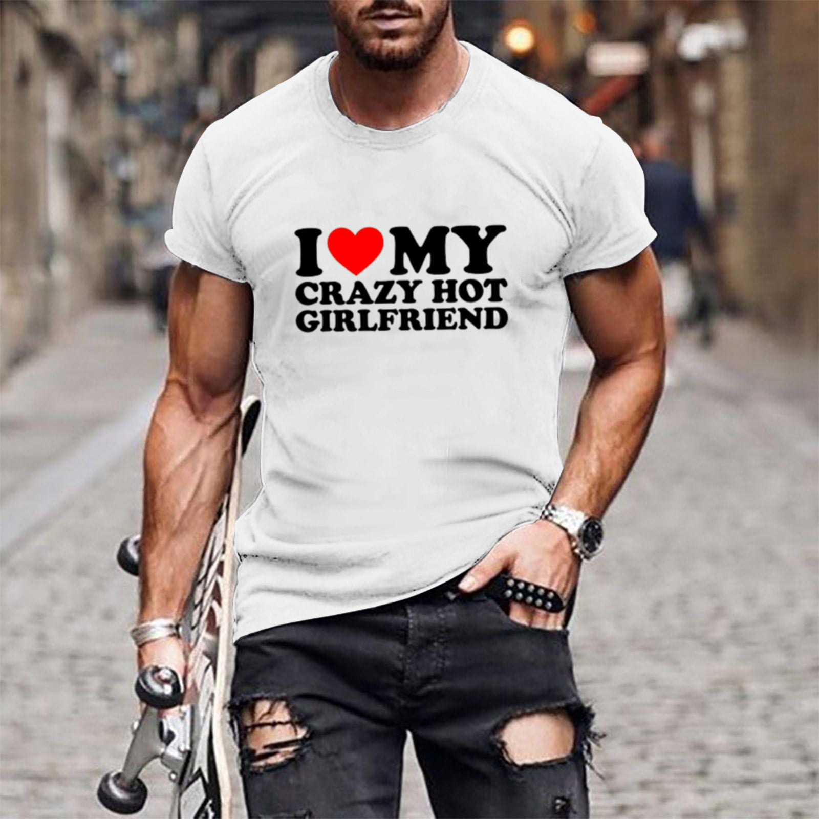 Best Girlfriend Ever T-Shirt (Mother's Day White Xl Hearts) Best Girlfriend Ever T-Shirt (Mother's Day White Xl Hearts)