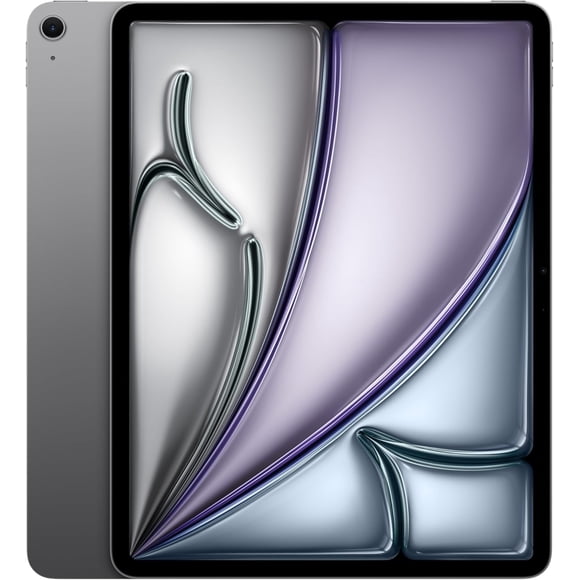 Apple iPad Air 11-inch with M3 chip: Apple Intelligence, 128 GB, 12MP Front/Back Camera, Wi-Fi 6E + 5G Cellular, Touch ID, All-Day Battery Life — Space Grey